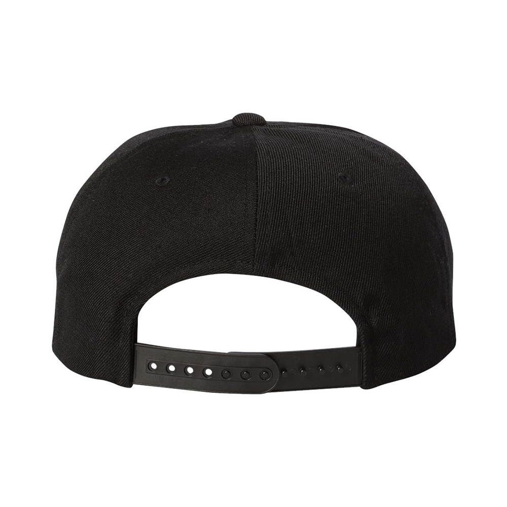 Wool Blend Snapback Cap - Geospatial