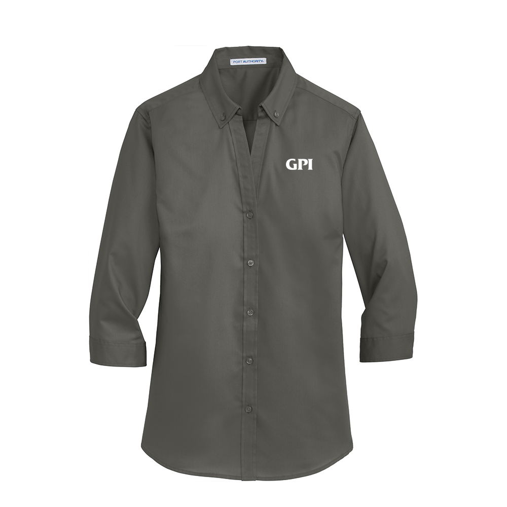 Women's 3/4-Sleeve Twill Shirt