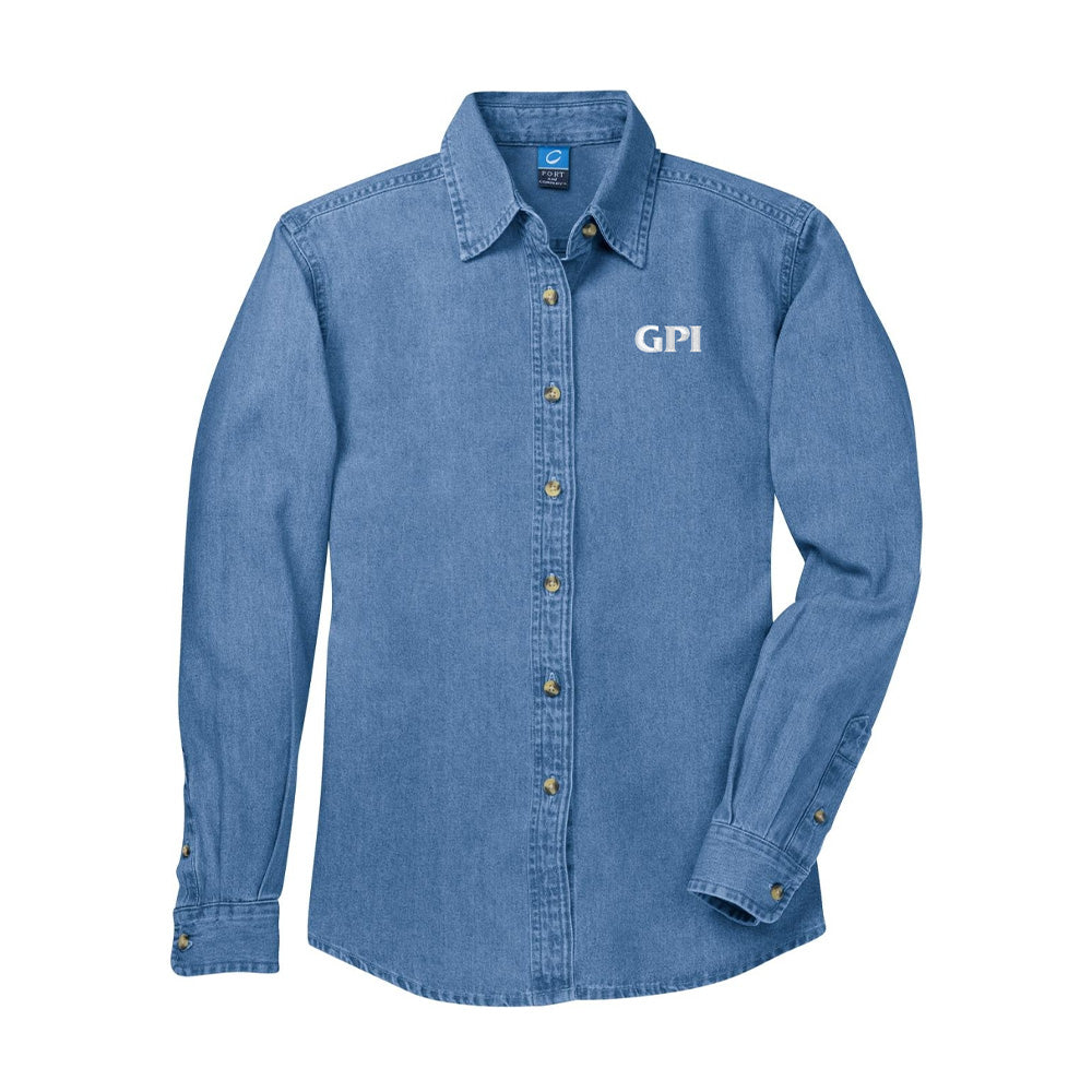 Women's Long Sleeve Value Denim Shirt