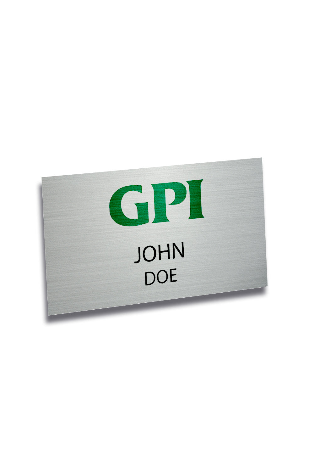 Metallic Name Badges