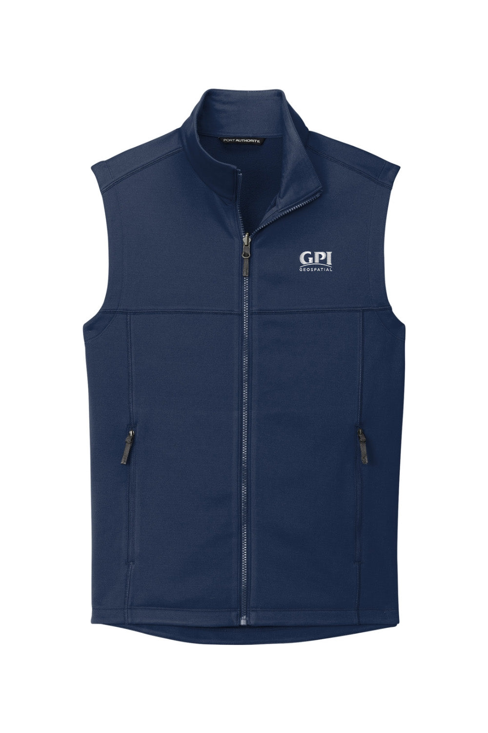 Men's Smooth Fleece Vest - Geospatial