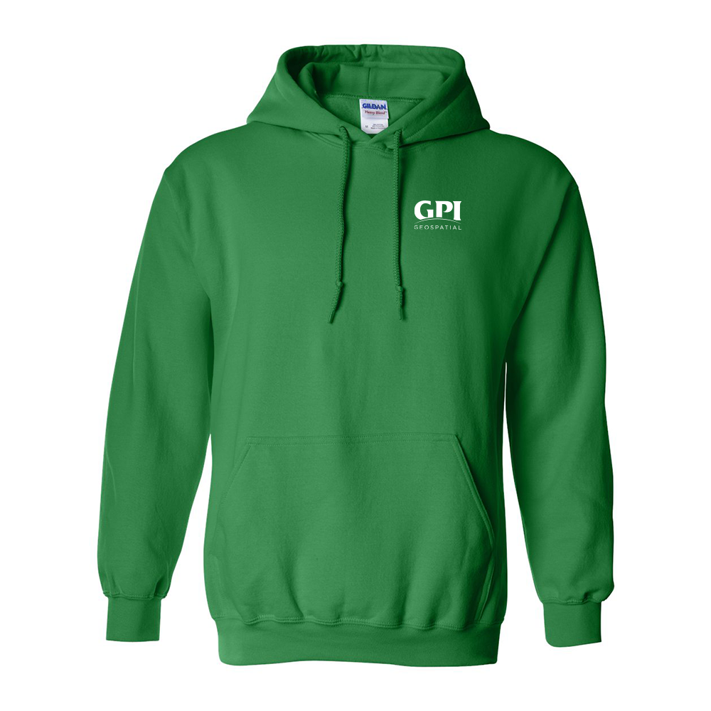 Men's Heavy Blend Hooded Sweatshirt - Geospatial