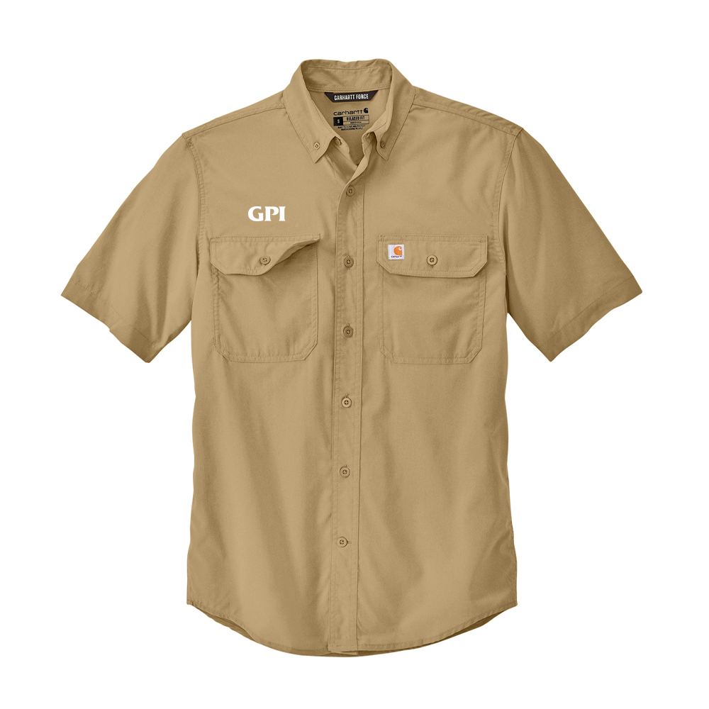 Men's Solid Short Sleeve Shirt