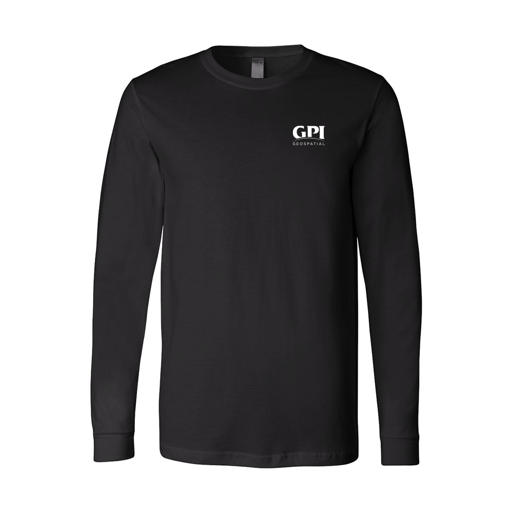 Men's Jersey Long Sleeve Tee - Geospatial