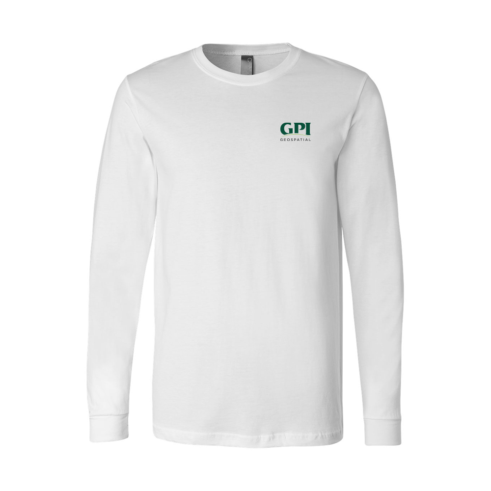 Men's Jersey Long Sleeve Tee - Geospatial