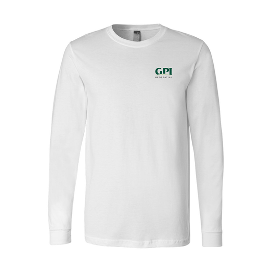 Men's Jersey Long Sleeve Tee - Geospatial