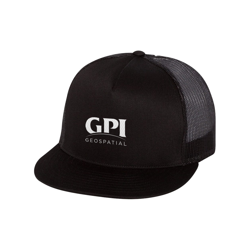 Flat Bill Trucker Cap - Geospatial