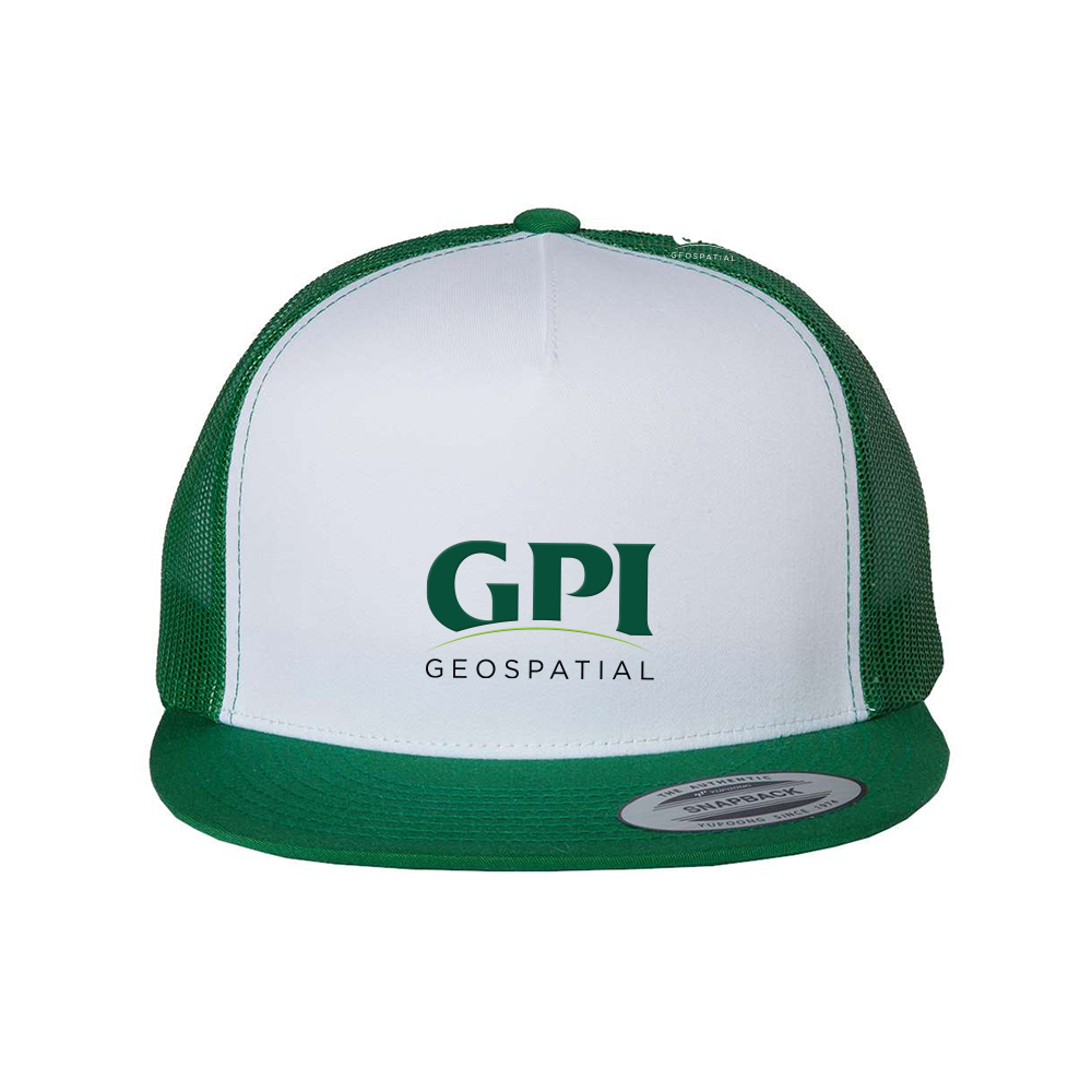 Flat Bill Trucker Cap - Geospatial