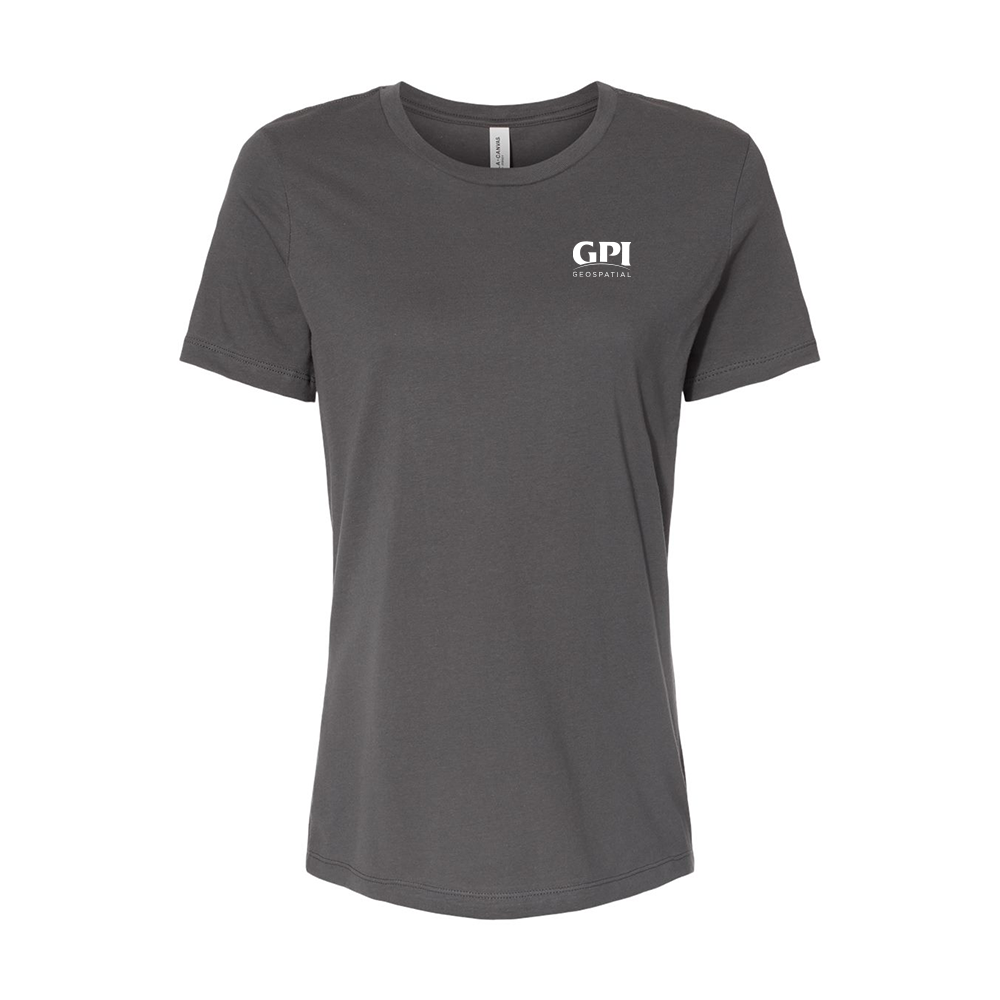 Women’s Relaxed Jersey Tee - Geospatial