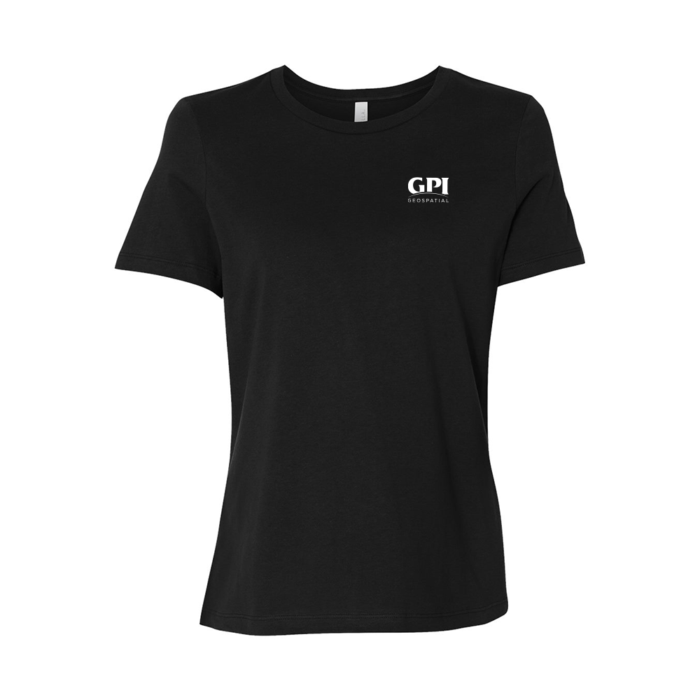 Women’s Relaxed Jersey Tee - Geospatial