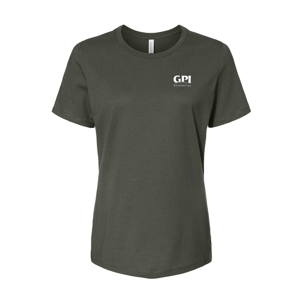 Women’s Relaxed Jersey Tee - Geospatial