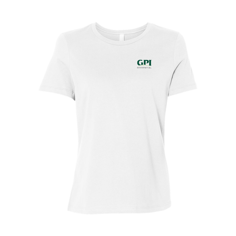 Women’s Relaxed Jersey Tee - Geospatial