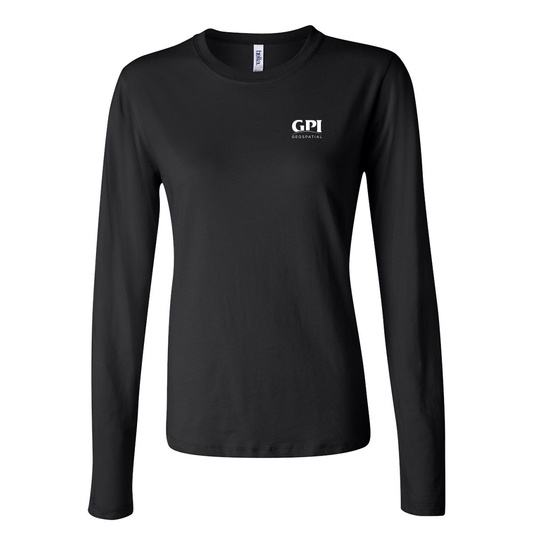 Women’s Jersey Long Sleeve Tee - Geospatial