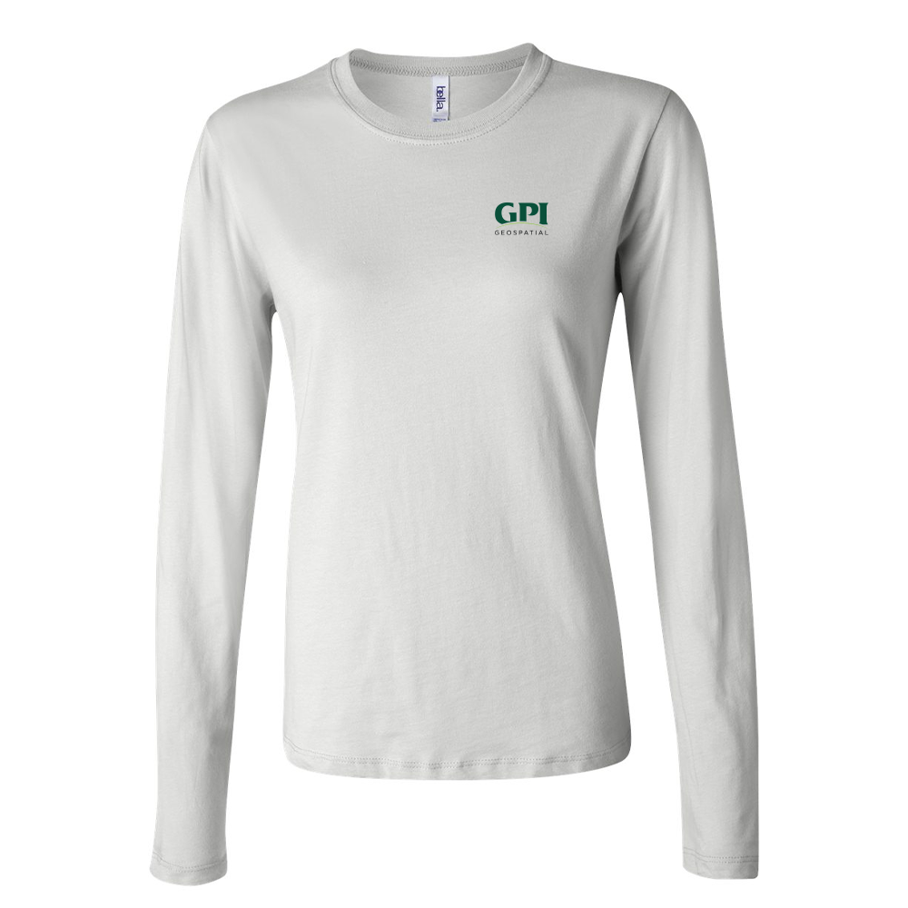 Women’s Jersey Long Sleeve Tee - Geospatial