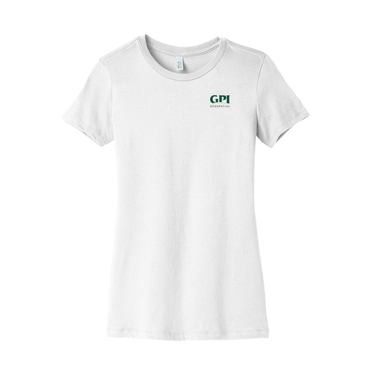 Women’s Slim Fit Tee - Geospatial