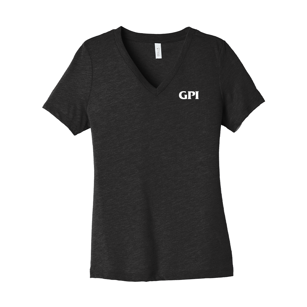 Women’s Relaxed Heather CVC V-Neck Tee