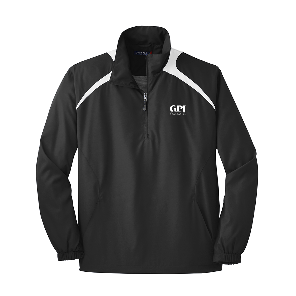 Men's 1/2-Zip Wind Shirt - Geospatial