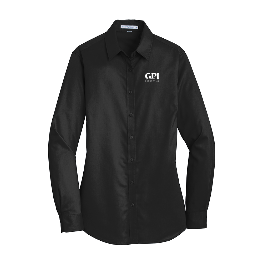 Women's Twill Shirt - Geospatial