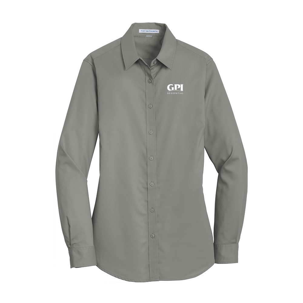 Women's Twill Shirt - Geospatial