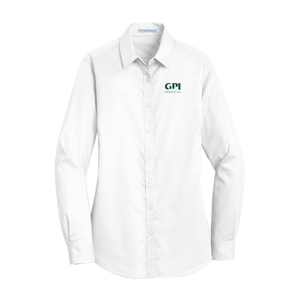 Women's Twill Shirt - Geospatial