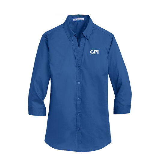 Women's 3/4-Sleeve Twill Shirt