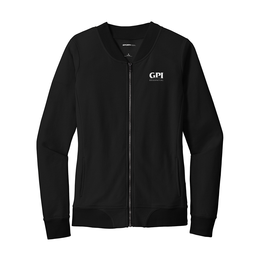 Women's Lightweight French Terry Bomber - Geospatial