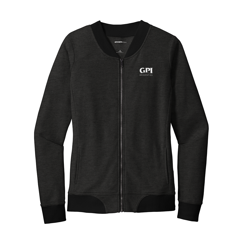 Women's Lightweight French Terry Bomber - Geospatial