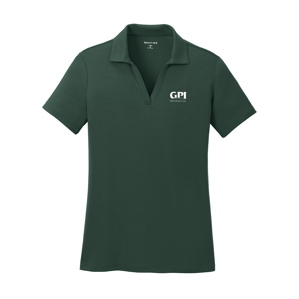 Women's Racer Mesh Polo - Geospatial