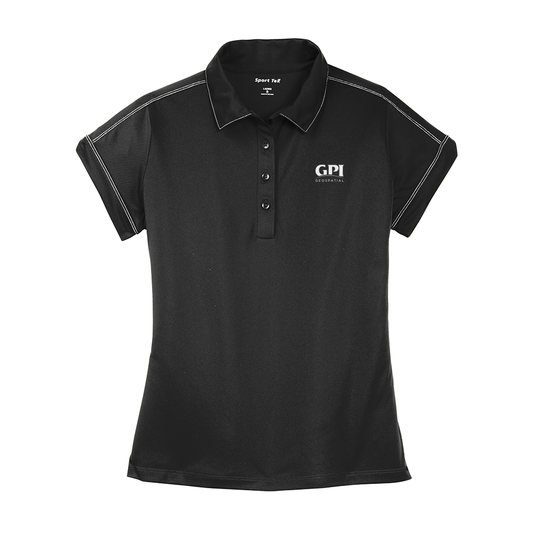 Women's Contrast Stitch Polo - Geospatial