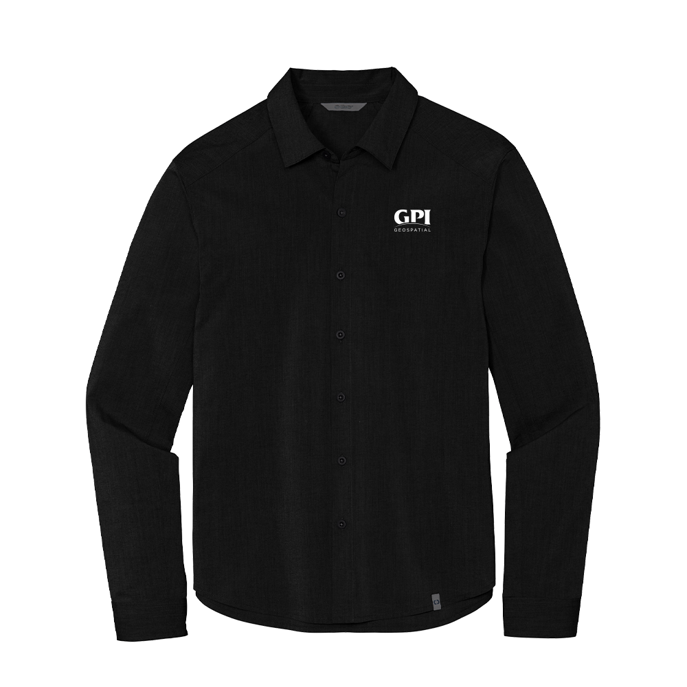 Men's Commuter Woven Shirt - Geospatial