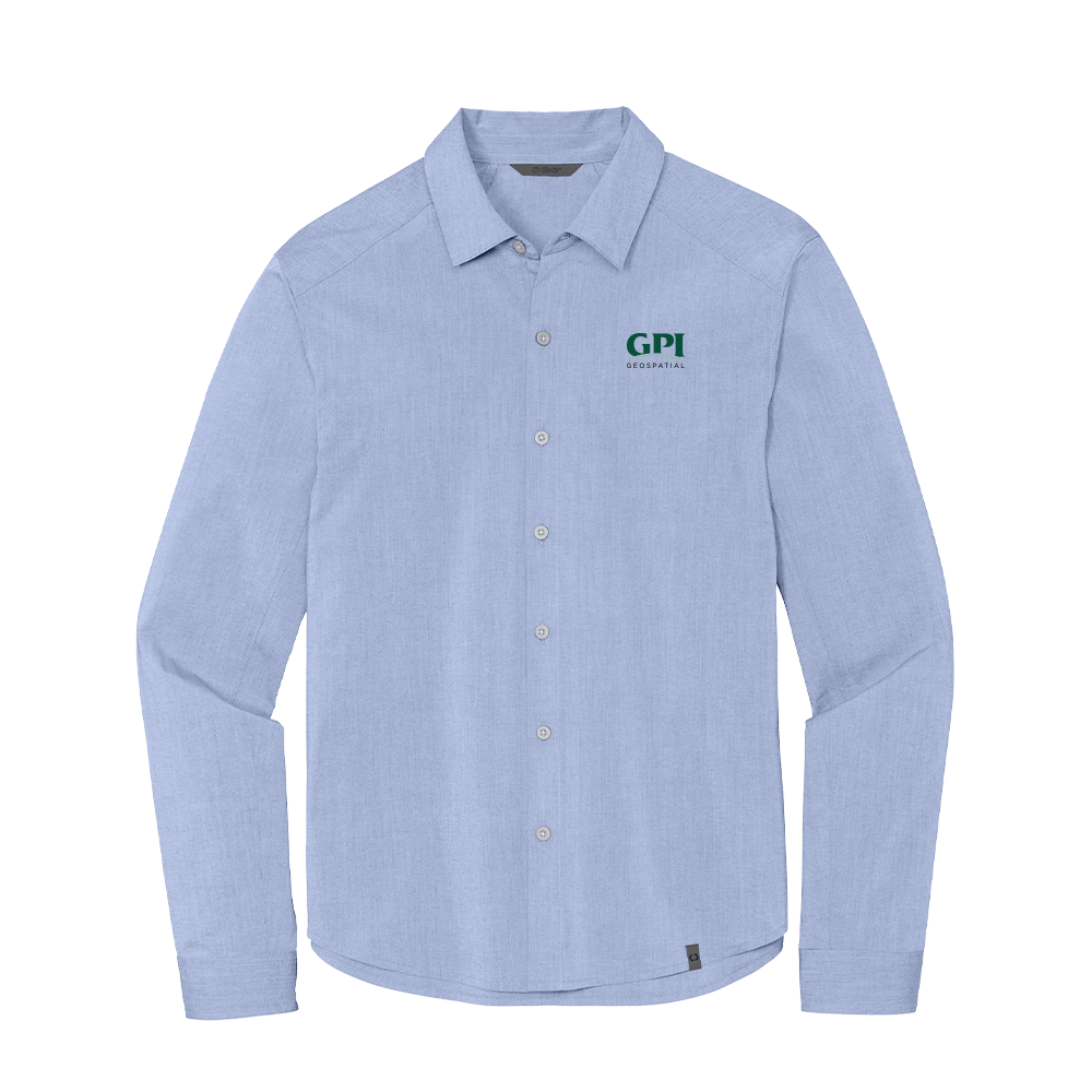 Men's Commuter Woven Shirt - Geospatial