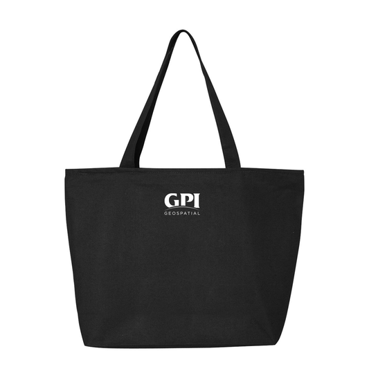 25L Zippered Tote - Geospatial