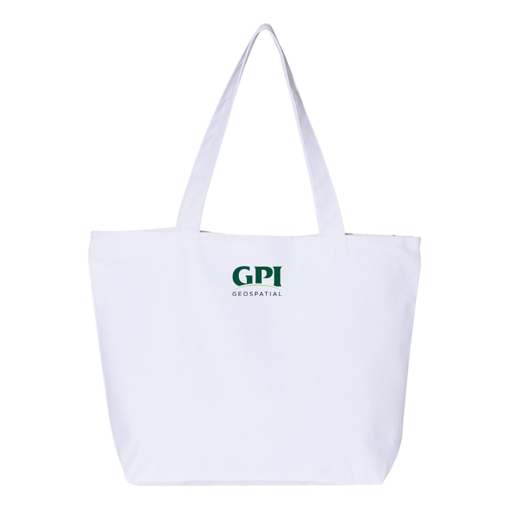 25L Zippered Tote - Geospatial