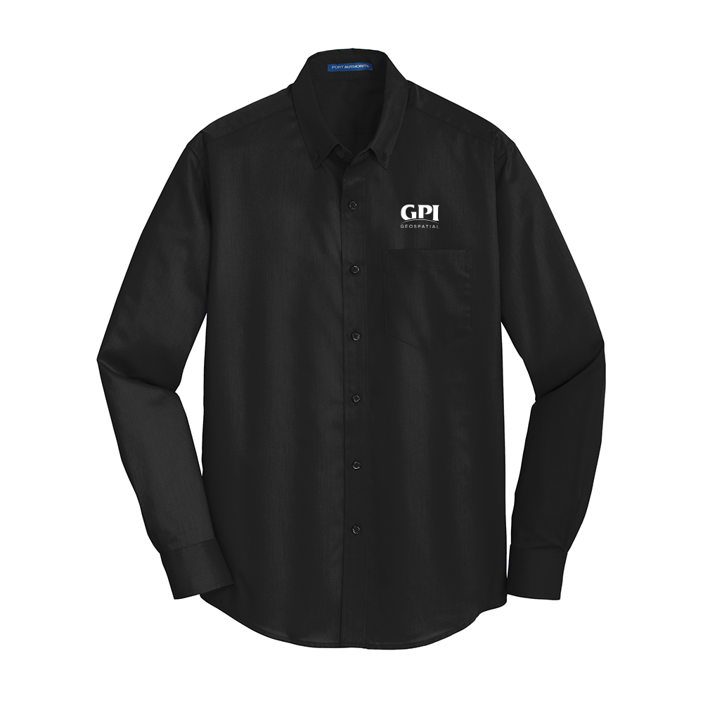 Men's Twill Shirt - Geospatial