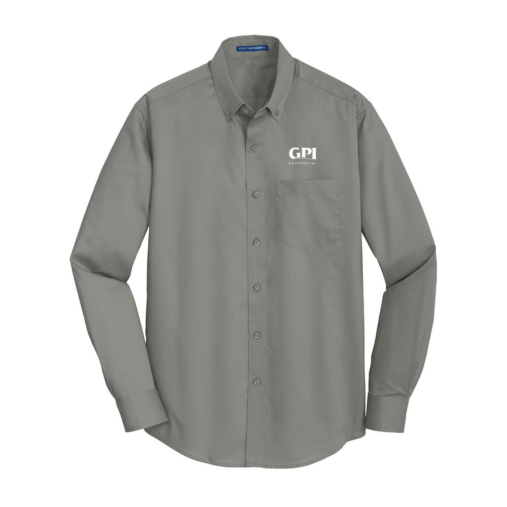 Men's Twill Shirt - Geospatial