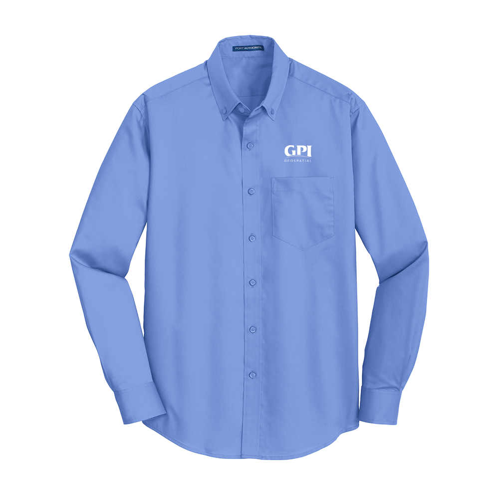 Men's Twill Shirt - Geospatial