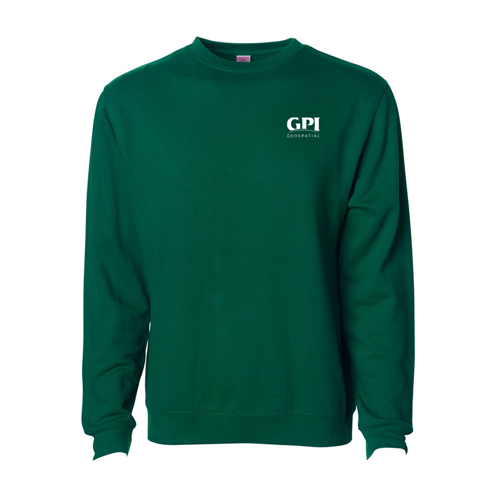 Men's  Midweight Sweatshirt - Geospatial