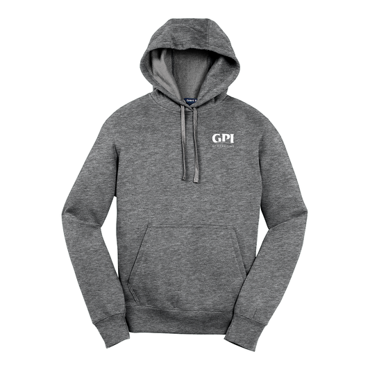 Men's Pullover Hooded Sweatshirt - Geospatial