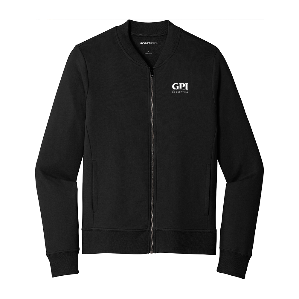 Men's Lightweight French Terry Bomber - Geospatial