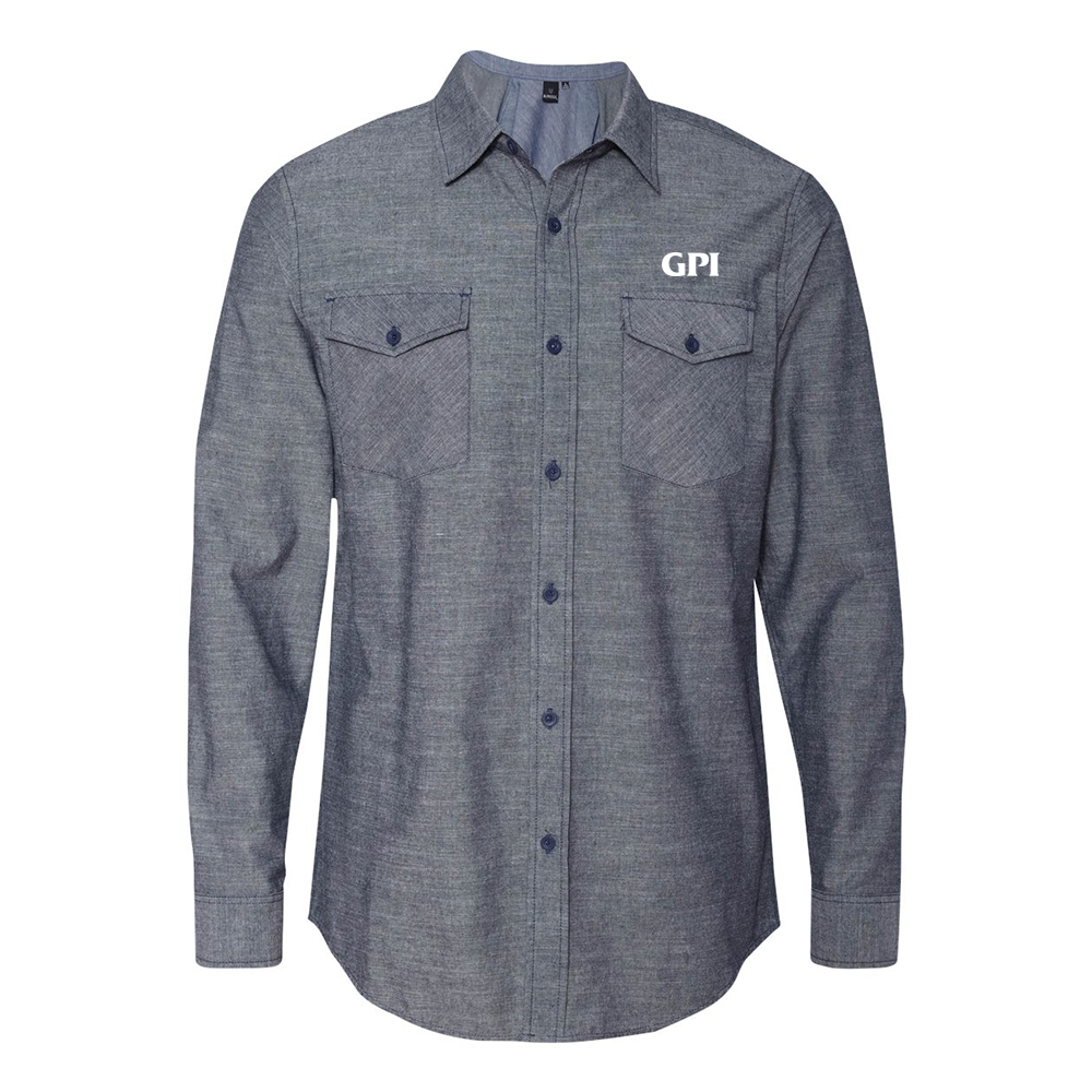 Men's Chambray Long Sleeve Shirt – GPI eStore
