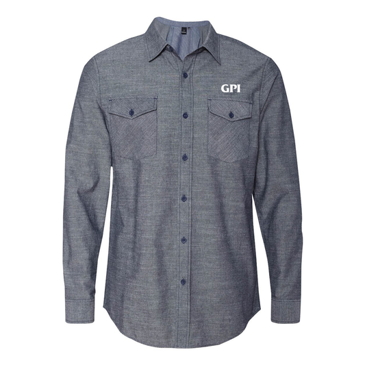 Men's Chambray Long Sleeve Shirt