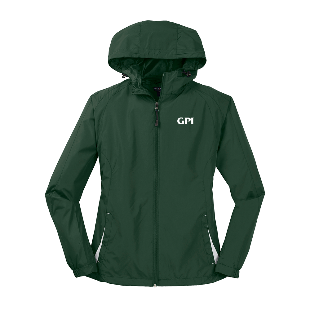 Forest Green Raglan Women's Colorblock Hooded Raglan Jacket – GPI eStore