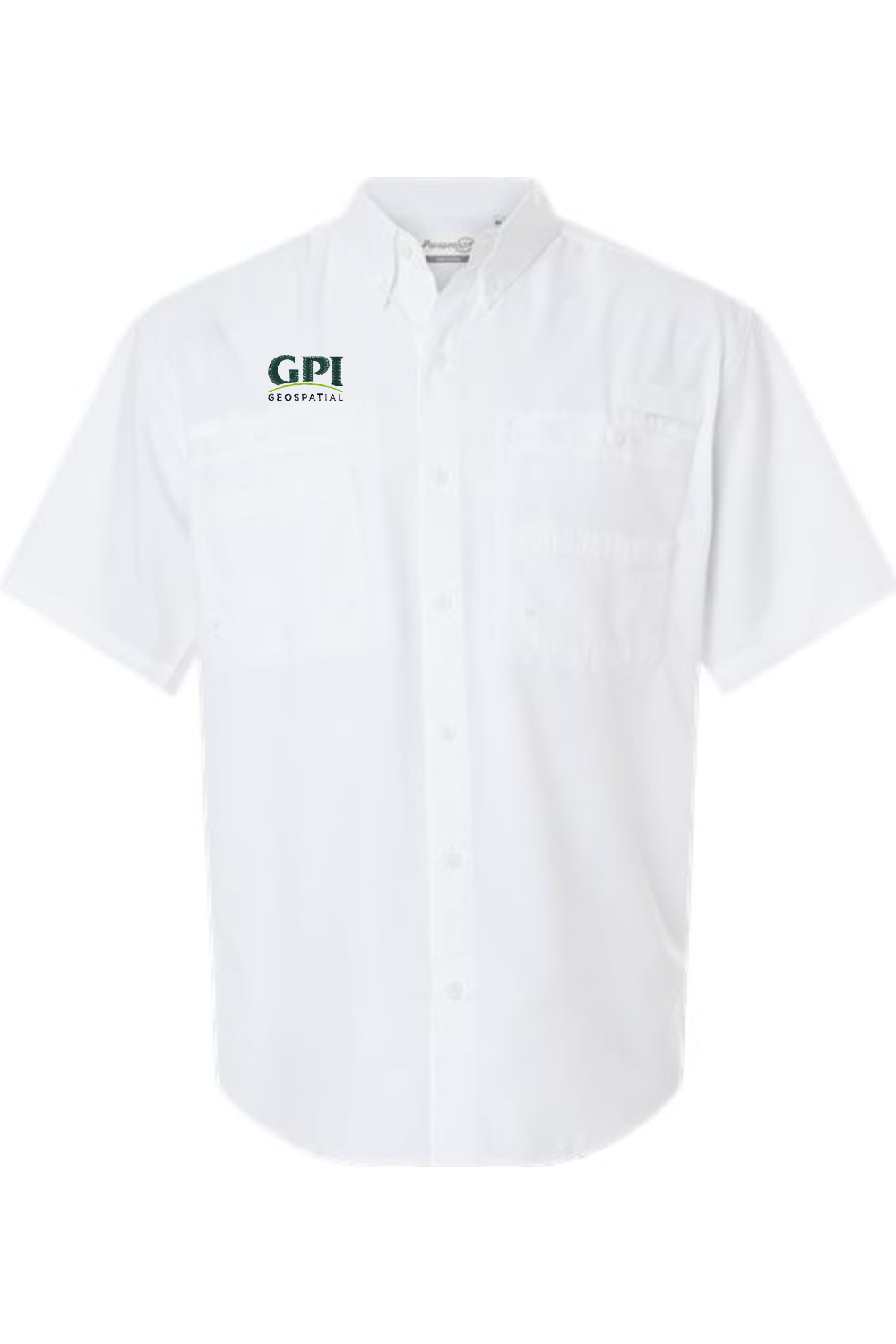 Men's Performance Short Sleeve Fishing Shirt - Geospatial